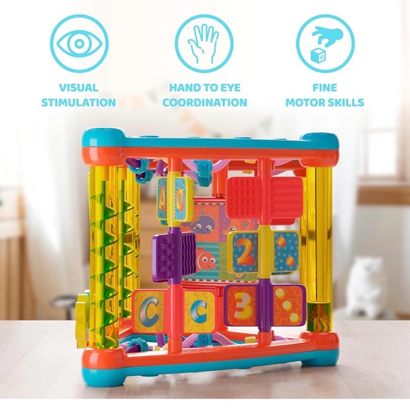 Lollipop Interactive Toddler Activity Triangle - Montessori Toys for Toddler - Picture 6 of 13